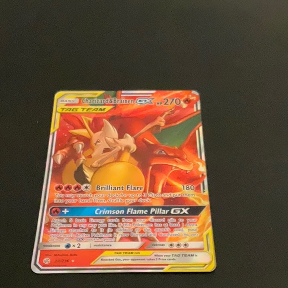 Pokémon Card  Charizard & Braixen - Picture 1 of 1
